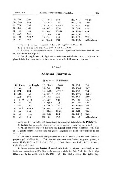 Rivista scacchistica italiana organo ufficiale dell'Unione, dell'Accademia di scacchi di Firenze e del circolo scacchistico della Meridiana di Torino