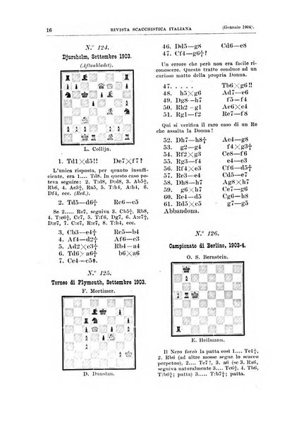 Rivista scacchistica italiana organo ufficiale dell'Unione, dell'Accademia di scacchi di Firenze e del circolo scacchistico della Meridiana di Torino