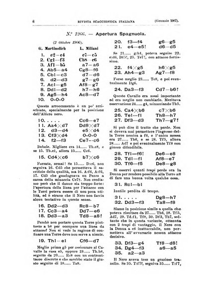 Rivista scacchistica italiana organo ufficiale dell'Unione, dell'Accademia di scacchi di Firenze e del circolo scacchistico della Meridiana di Torino