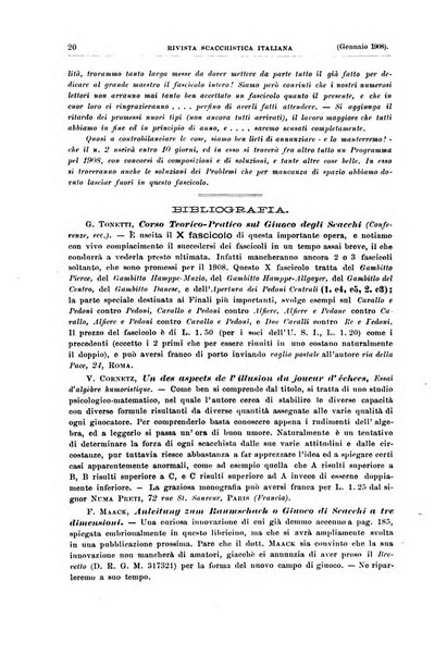 Rivista scacchistica italiana organo ufficiale dell'Unione, dell'Accademia di scacchi di Firenze e del circolo scacchistico della Meridiana di Torino