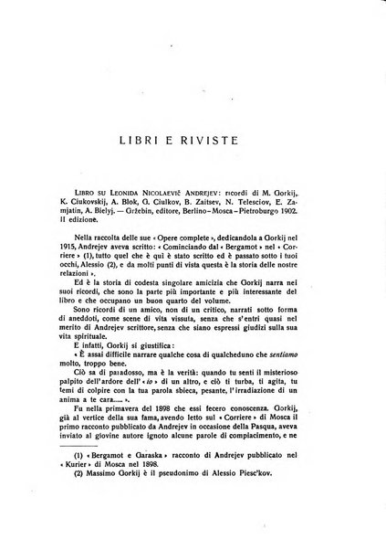 Russia rivista di letteratura, storia e filosofia