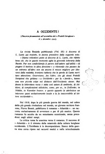 Russia rivista di letteratura, storia e filosofia