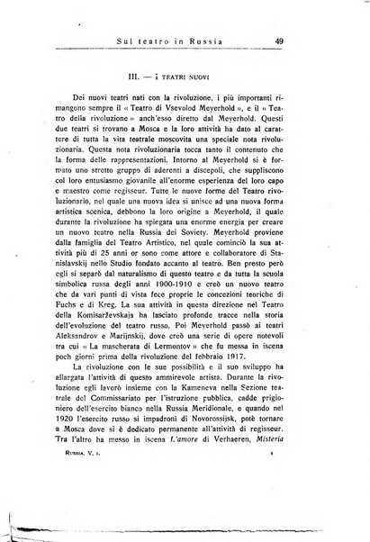 Russia rivista di letteratura, storia e filosofia