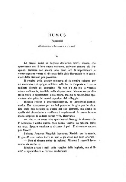 Russia rivista di letteratura, storia e filosofia