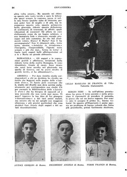 Giovanissima rivista mensile per i ragazzi e le famiglie