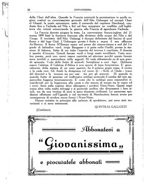 Giovanissima rivista mensile per i ragazzi e le famiglie