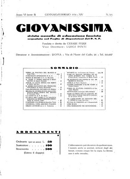 Giovanissima rivista mensile per i ragazzi e le famiglie