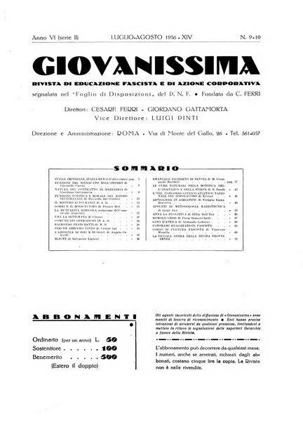 Giovanissima rivista mensile per i ragazzi e le famiglie