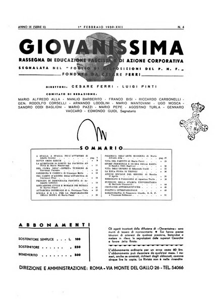 Giovanissima rivista mensile per i ragazzi e le famiglie