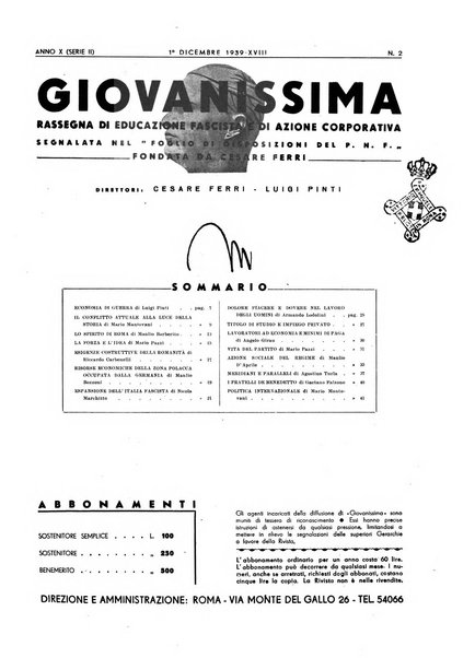 Giovanissima rivista mensile per i ragazzi e le famiglie