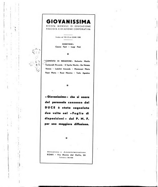 Giovanissima rivista mensile per i ragazzi e le famiglie