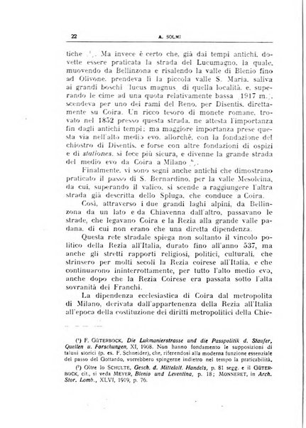 Archivio storico della Svizzera italiana pubblicazione trimestrale