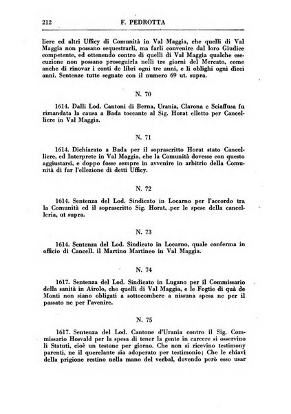 Archivio storico della Svizzera italiana pubblicazione trimestrale