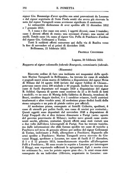 Archivio storico della Svizzera italiana pubblicazione trimestrale