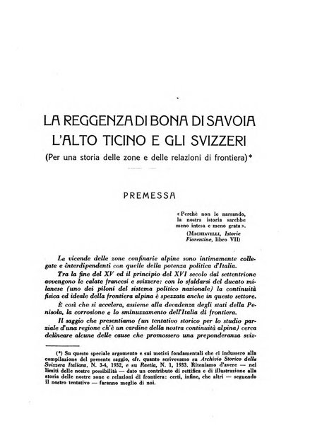 Archivio storico della Svizzera italiana pubblicazione trimestrale