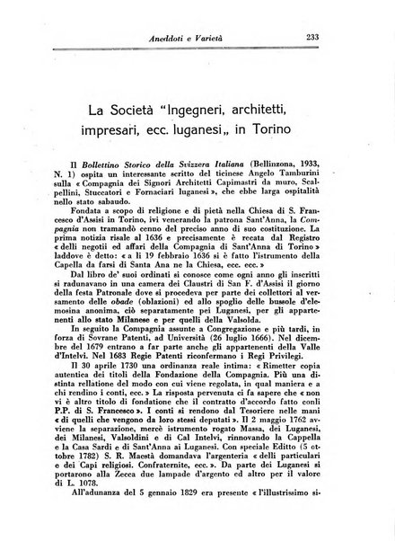 Archivio storico della Svizzera italiana pubblicazione trimestrale