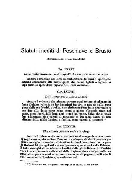 Archivio storico della Svizzera italiana pubblicazione trimestrale