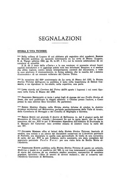 Archivio storico della Svizzera italiana pubblicazione trimestrale