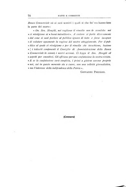 Vita italiana rassegna mensile di politica interna, estera, coloniale e di emigrazione