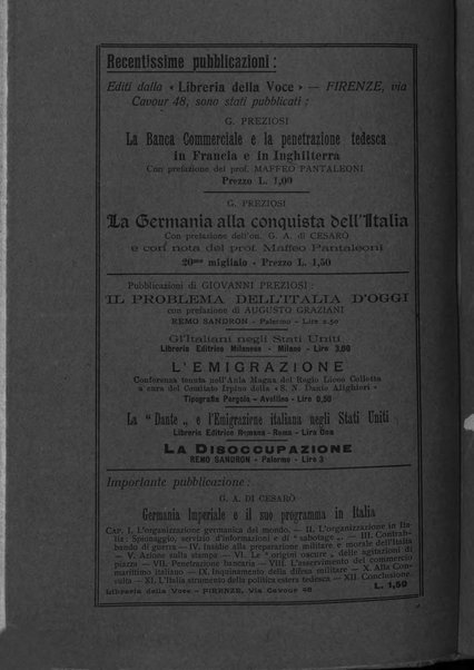 Vita italiana rassegna mensile di politica interna, estera, coloniale e di emigrazione