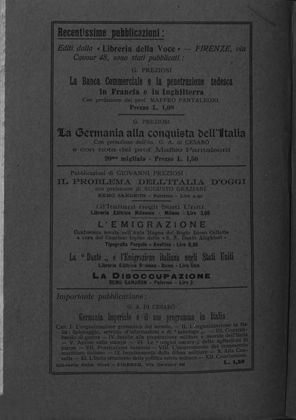 Vita italiana rassegna mensile di politica interna, estera, coloniale e di emigrazione