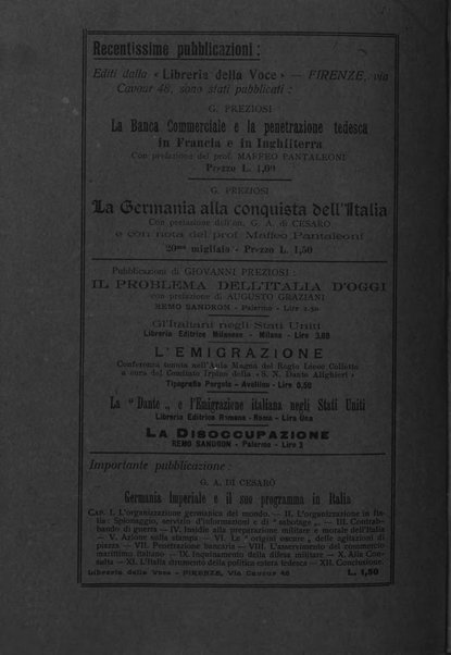 Vita italiana rassegna mensile di politica interna, estera, coloniale e di emigrazione