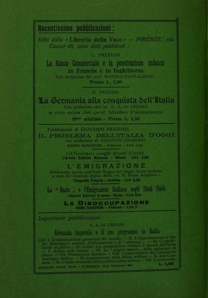 Vita italiana rassegna mensile di politica interna, estera, coloniale e di emigrazione