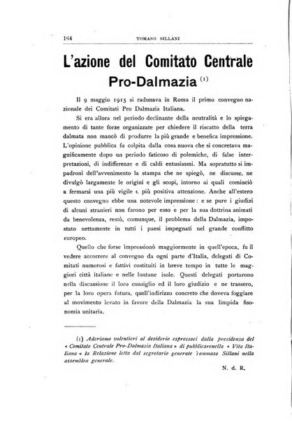 Vita italiana rassegna mensile di politica interna, estera, coloniale e di emigrazione