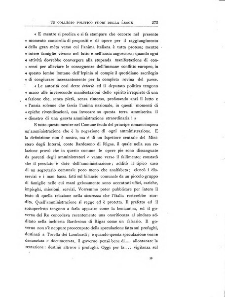 Vita italiana rassegna mensile di politica interna, estera, coloniale e di emigrazione