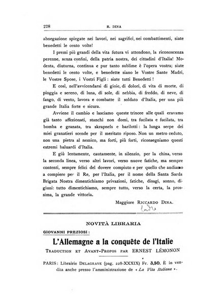 Vita italiana rassegna mensile di politica interna, estera, coloniale e di emigrazione