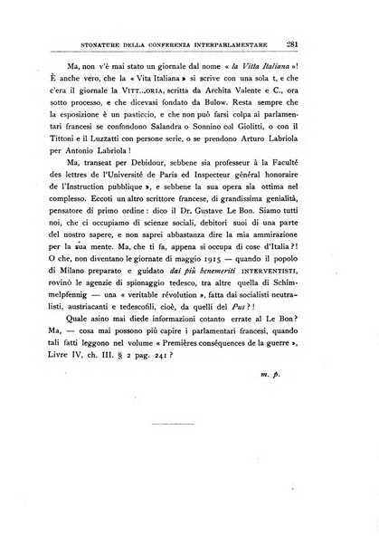 Vita italiana rassegna mensile di politica interna, estera, coloniale e di emigrazione