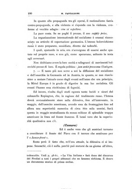 Vita italiana rassegna mensile di politica interna, estera, coloniale e di emigrazione