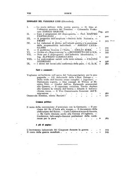 Vita italiana rassegna mensile di politica interna, estera, coloniale e di emigrazione