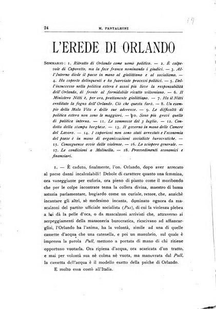 Vita italiana rassegna mensile di politica interna, estera, coloniale e di emigrazione