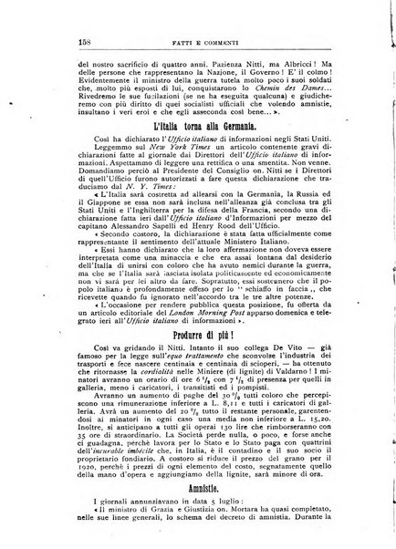 Vita italiana rassegna mensile di politica interna, estera, coloniale e di emigrazione