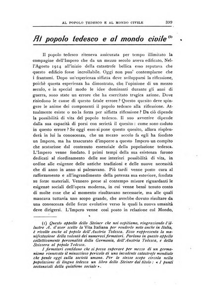 Vita italiana rassegna mensile di politica interna, estera, coloniale e di emigrazione