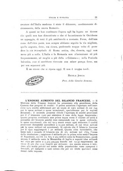 Vita italiana rassegna mensile di politica interna, estera, coloniale e di emigrazione