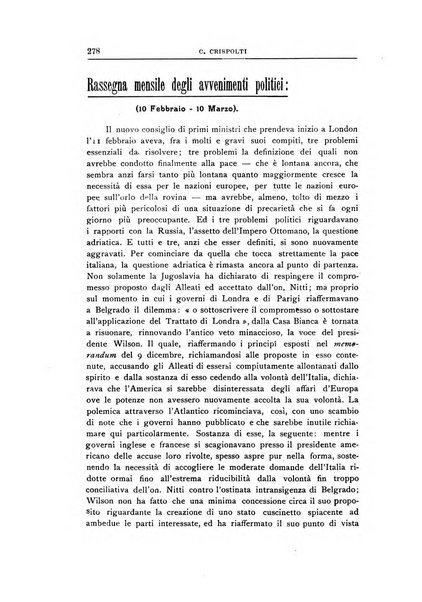 Vita italiana rassegna mensile di politica interna, estera, coloniale e di emigrazione