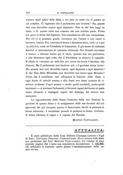 Vita italiana rassegna mensile di politica interna, estera, coloniale e di emigrazione