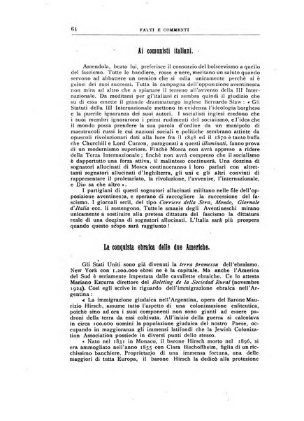 Vita italiana rassegna mensile di politica interna, estera, coloniale e di emigrazione