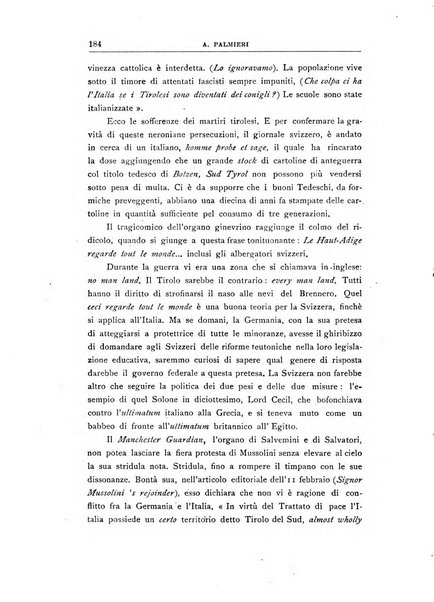 Vita italiana rassegna mensile di politica interna, estera, coloniale e di emigrazione