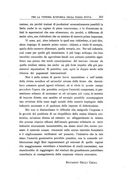 Vita italiana rassegna mensile di politica interna, estera, coloniale e di emigrazione