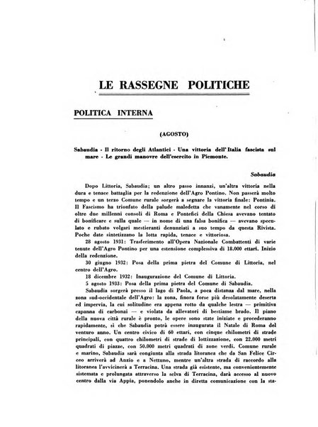 Vita italiana rassegna mensile di politica interna, estera, coloniale e di emigrazione