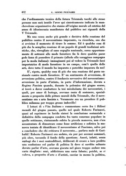 Vita italiana rassegna mensile di politica interna, estera, coloniale e di emigrazione