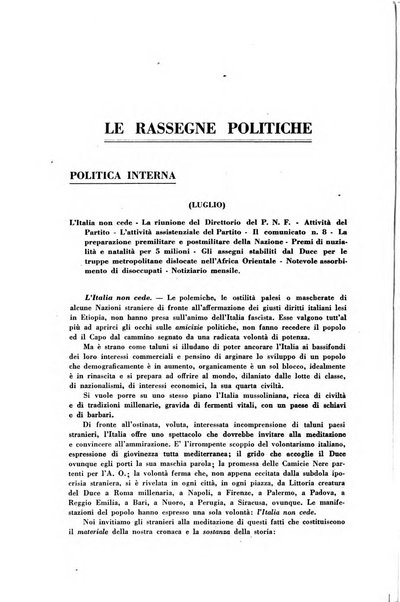 Vita italiana rassegna mensile di politica interna, estera, coloniale e di emigrazione