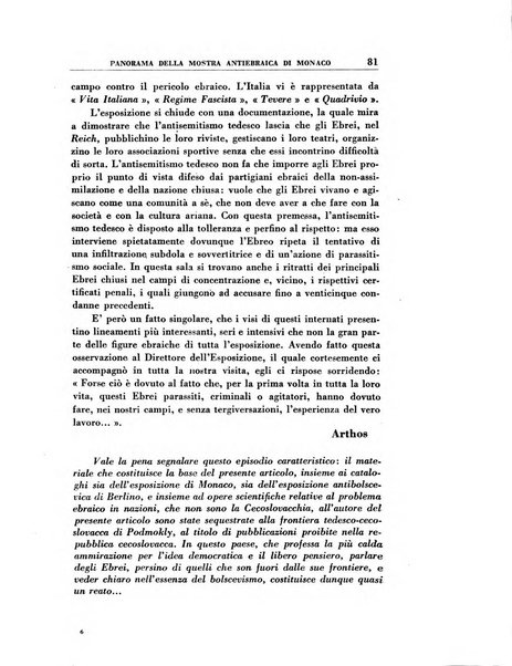 Vita italiana rassegna mensile di politica interna, estera, coloniale e di emigrazione