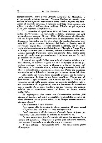 Vita italiana rassegna mensile di politica interna, estera, coloniale e di emigrazione