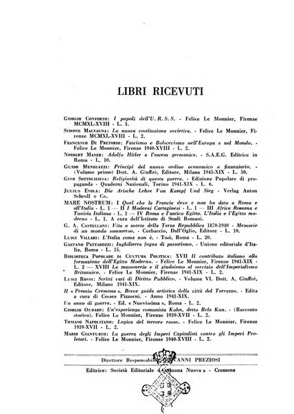 Vita italiana rassegna mensile di politica interna, estera, coloniale e di emigrazione