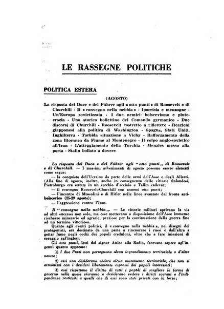 Vita italiana rassegna mensile di politica interna, estera, coloniale e di emigrazione