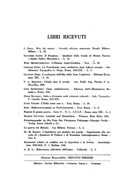 Vita italiana rassegna mensile di politica interna, estera, coloniale e di emigrazione